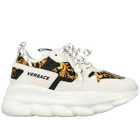 versace schnürschuhe schlangenleder|versace sneaker damen.